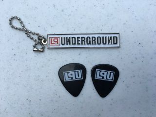Linkin Park Underground Exclusive Keychain And Guitar Picks Lpu