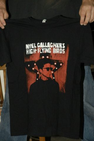 Noel Gallagher High Flying Birds 2018 Tour T Shirt - Med Oasis Liam Brit Pop
