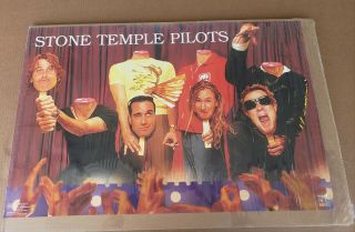 Stone Temple Pilots 1993 Vintage Album Promo Poster Funky Ent