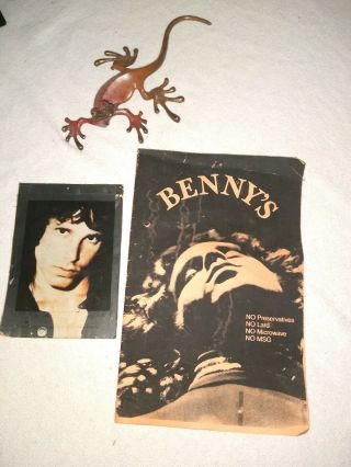 Vintage Rare Doors,  Jim Morrison Collectable Nyc Benny 