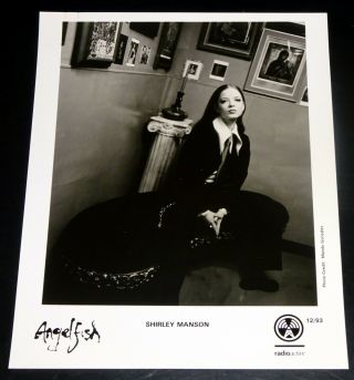Garbage Shirley Manson Angelfish Radioactive Records 8x10 Press Promo Photo 1993