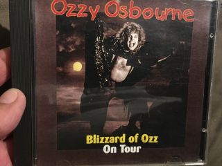 Ozzy Osbourne Cd Blizzard Of Oz Live Randy Rhodes Luxembourg Import Rare Bootleg