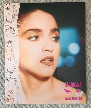 Madonna Mini Poster Who’s That Girl 8.  5’x12 La Isla Bonita