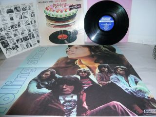 Rolling Stones Let It Bleed Vinyl Record In Sleeve London W/poster