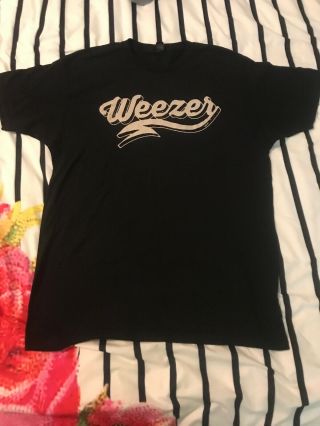 Weezer Band 2017 Size Large Tour T Shirt Without Tags Tultex Brand Black