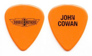 Doobie Brothers John Cowan Signature Orange Guitar Pick - 2013 Tour