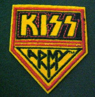 Kiss Army Music Rock Group Patch 3 " X 3 1/2 "