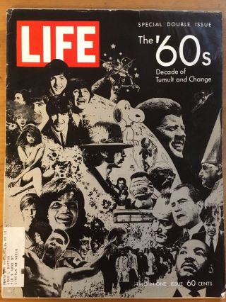 Life - December 26,  1969.  Special Double Issue: The 60 