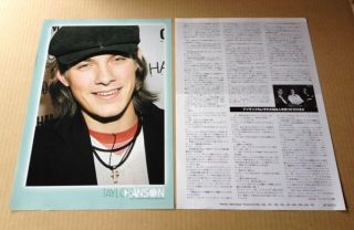 2005 Hanson 3pg 3 Photo Japan Mag Article / Pinup / Clippings Cuttings