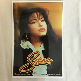 Selena Quintanilla Official 1999 Q - Productions Sticker Tejano Artist Ruffles Fs