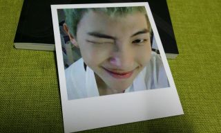 Rm Official Polaroid Photocard From Bts Wings Album,  Gift Photo Rap Monster Bts