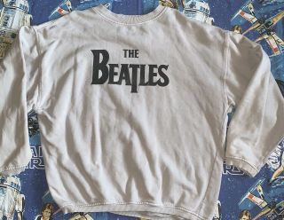 Vintage 90’s Beatles Sweatshirt Double Sided Men Xl