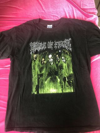 Cradle Of Filth,  Carpe Noctem Vintage Size Xl Tour Shirt