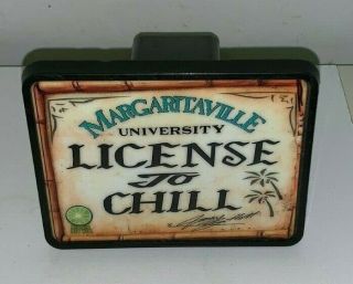 Margaritaville University " License To Chill " Trailer Receiver Cover