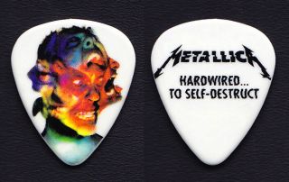 Metallica James Hetfield Hardwired Large Head Guitar Pick - 2017 Worldwired Tour
