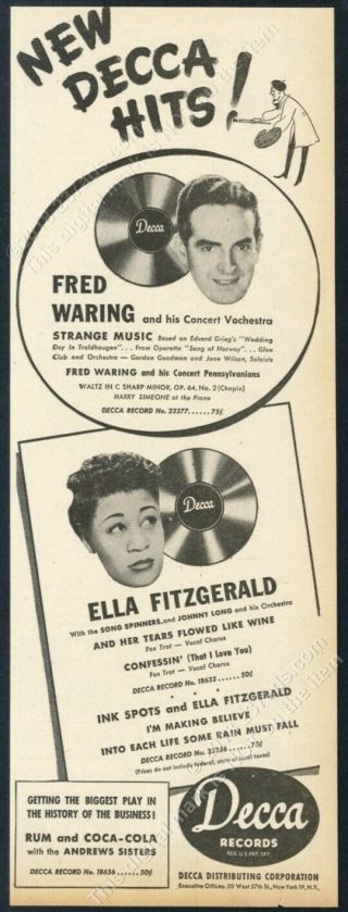 1945 Ella Fitzgerald Photo I 