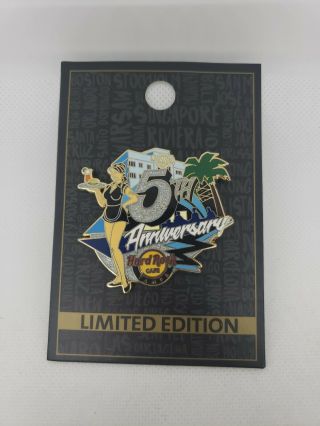 2015 Hard Rock Cafe Tampa 5th Anniversary/hotel Facade/server Le Pin Limited