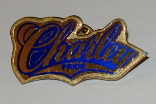 Vintage Charley Pride Country Music Concert Lapel Hat Pin Badge Button