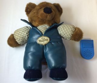 Elvis Presley Tcb Teddy Bear Blue Suede Shoes 15 Inches High