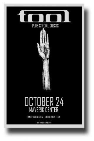Tool Poster Concert 11 " X17 " Maverik Ships Sameday From Usa