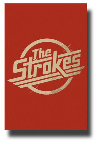 The Strokes Poster Concert 11 " X17 " Red Logo Ships Sameday Usa