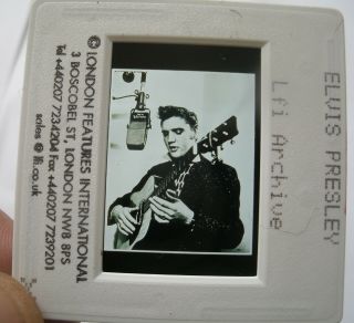 Elvis Presley 35mm Slide Negative - Uk Archive - Rare Promo Vintage