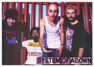 Poster: Music : System Of A Down - All 4 Posed - Rp75 L