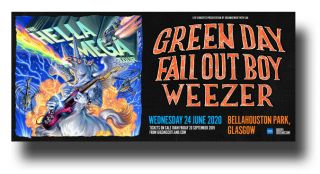 Hella Mega Poster Concert 11 " X17 " W Green Day Weezer Fall Out Boy Sameday Ship