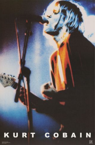 Poster:music: Kurt Cobain In Concert - Nirvana 6511 Rw18 E