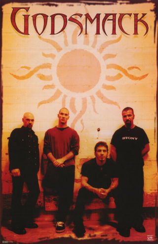 Poster: Music : Godsmack - All 4 Group Pose - 6208 Lc13 D