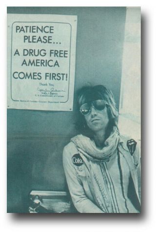 Rolling Stones Poster Keith Richards Drugs 11 " X17 " Ships Sameday From Usa