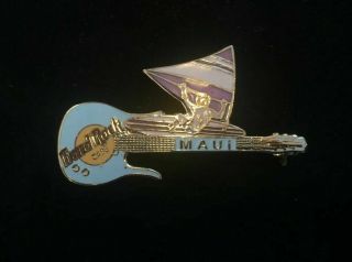 Hard Rock Cafe Maui Guitar & Wind Surfer Pin (31)