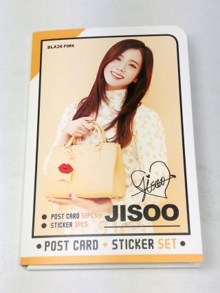 Jisoo Blackpink Black Pink Photo Postcard Set Sticker Kpop Post Card Jennie Rose
