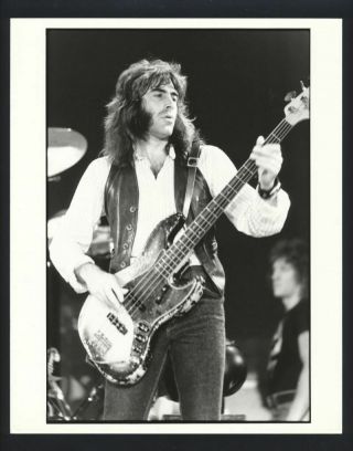 1980s Pete Sears Vintage Photo Jefferson Starship Bassist Gp
