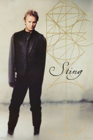 Poster :music: Sting - Formerly With The Police - 8123 Lp39 J