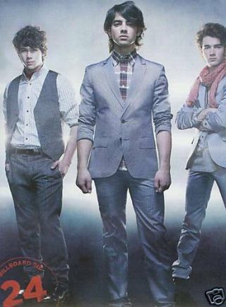 Jonas Brothers Sensational Promo Photo Poster Ad