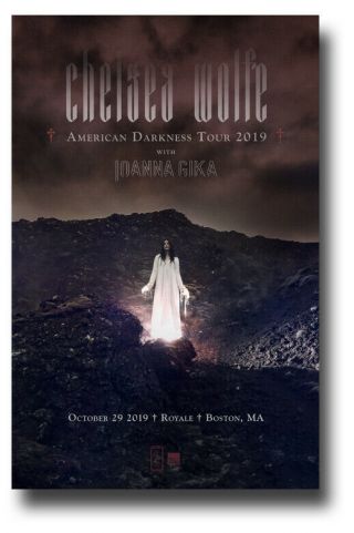 Chelsea Wolfe Poster - Concert Promo 11 " X17 " 2019 Boston Ships Sameday From Usa