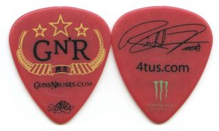 Guns N Roses 2011 Tour Guitar Pick Richard Fortus Custom Concert Stage Pick