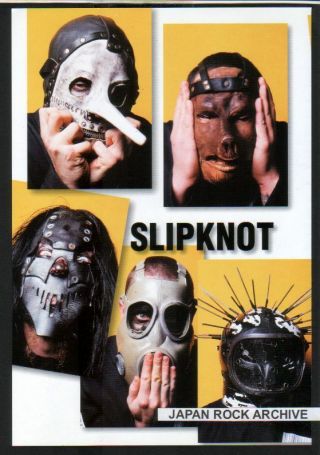2000 Slipknot Japan Mag Photo Pinup / Mini Poster / Picture