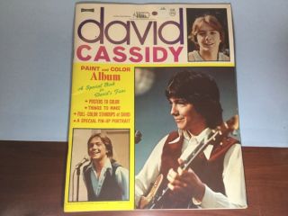 David Cassidy - Paint And Color Album - 5166 Artcraft - Partridge Family -