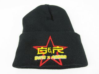 Guns N Roses Embroidered Chinese Democracy Logo Cuffed Beanie Ski Cap Hat Osfa