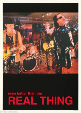 Poster : Music: U - 2 - Even Better Than The Real Thing - Lc18 L