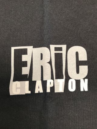 Eric Clapton 2006/7 World Tour Black T - Shirt Size Medium