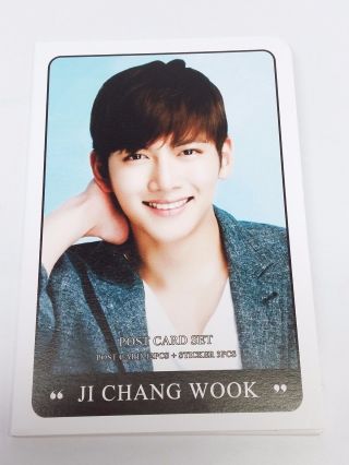 Ji Chang Wook Photo Post Card Set Sticker Kpop Postcard Korean Movie Drama Actor