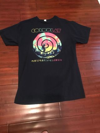 Coldplay Mylo Xylotob2012 Concert Tour T Shirt Adult L Large