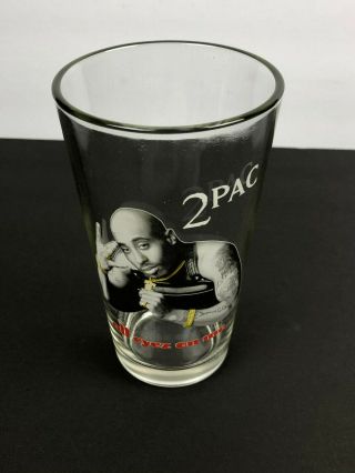 Tupac 2pac Shakur " All Eyez On Me " Drinking Glass