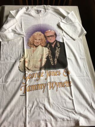 George Jones & Tammy Wynette Vintage T - Shirt 1995