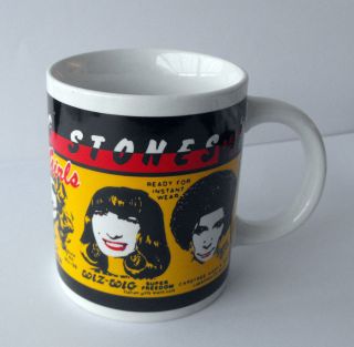 Very Rare The Rolling Stones Ceramic Mug Some Girls 2012 Spain