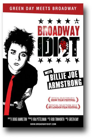 Green Day Poster 11 " X17 " Greenday American Idiot Broadway Ships Sameday From Usa