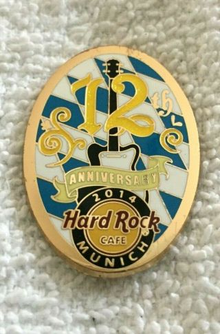 Hard Rock Cafe Munich 2014 12th Anniversary Pin - Le 250 - 76641